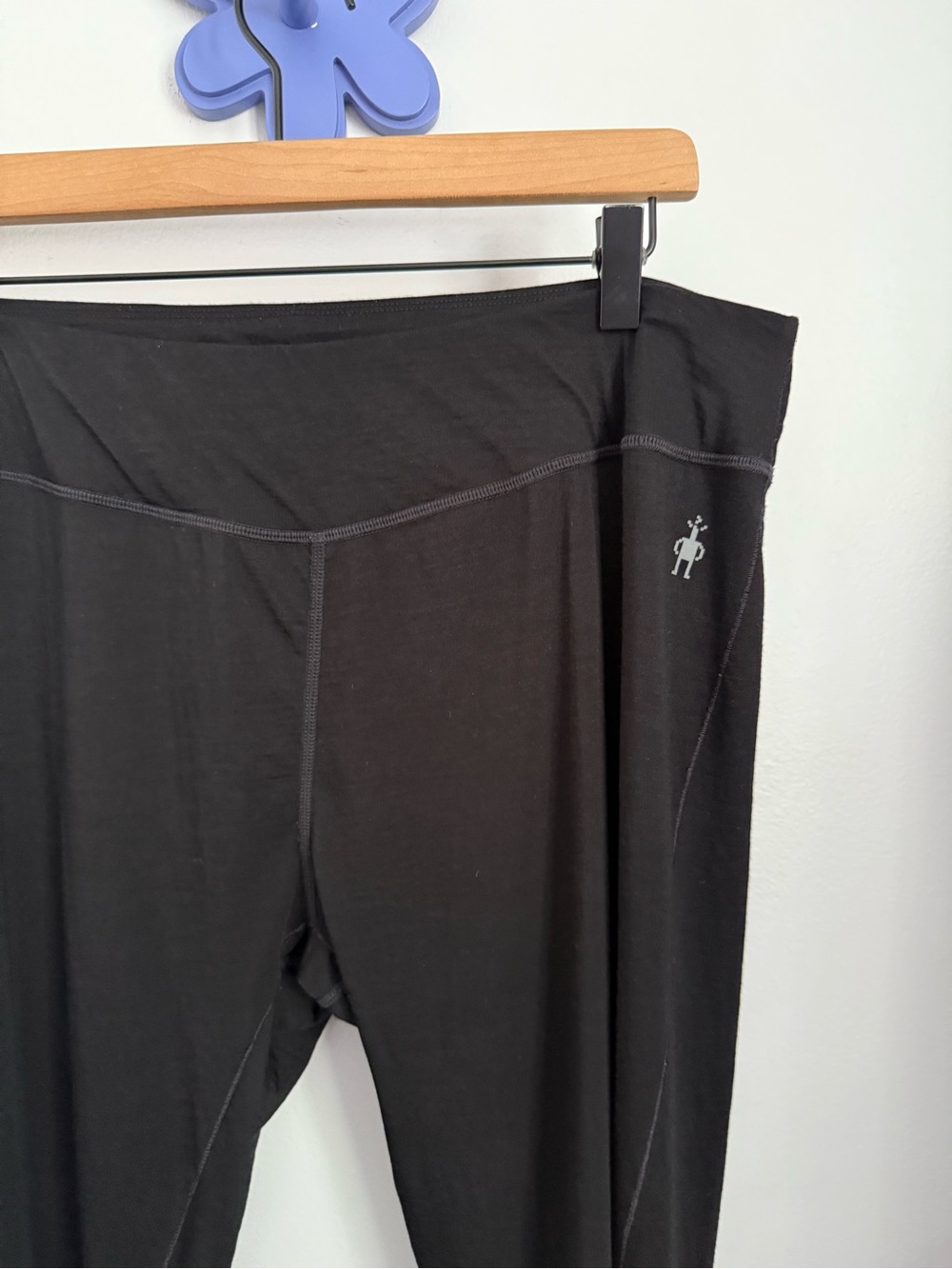 Smartwool XL 150 Merino Wool Leggings Black Outdoor Hike Travel Trail - Picture 3 of 8